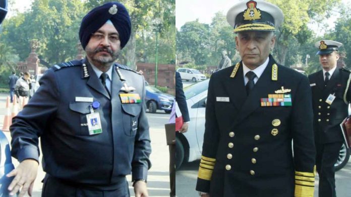 Air Chief Marshal B S Dhanoa and Indian Navy chief Admiral Sunil Lanba have been accorded Z-plus security by the home ministry