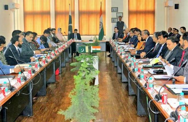 india pak hold constructive discussion in kartarapur corridor