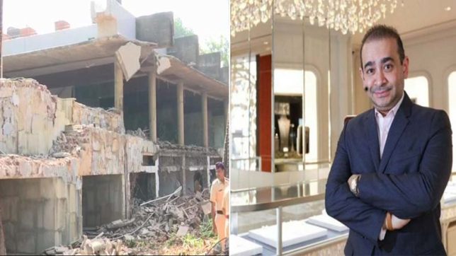 nirav modi's bunglow demolished