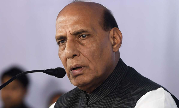 congress should have to go to count terrorists dead body, says rajanath
