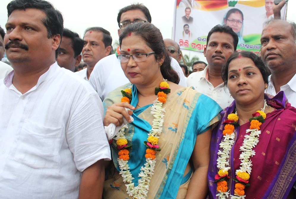 moa leader sabyasachi panda wife get congress ticket