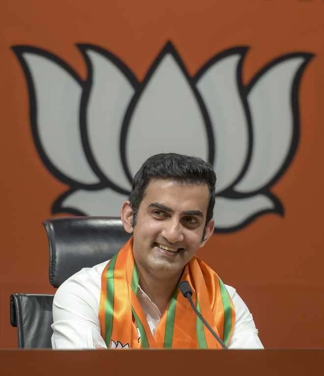 Gautam-Gambhir files nomination from east delhi