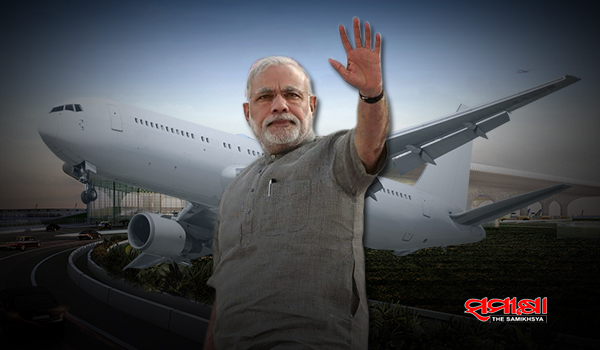 foreign visit of pm modi, total expenditures declared