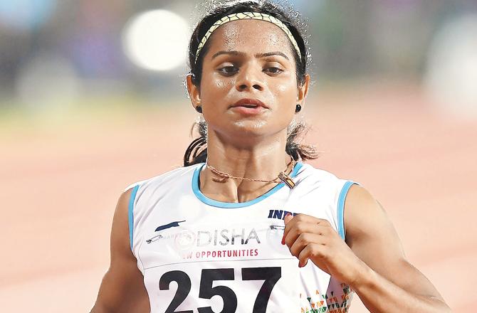 dutee chand creats new national record in 23rdasiad game