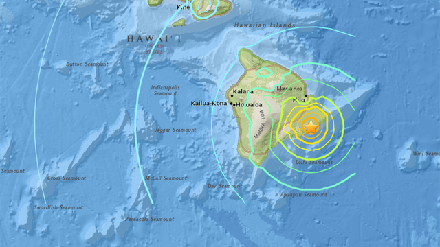 earthquake in hawaii