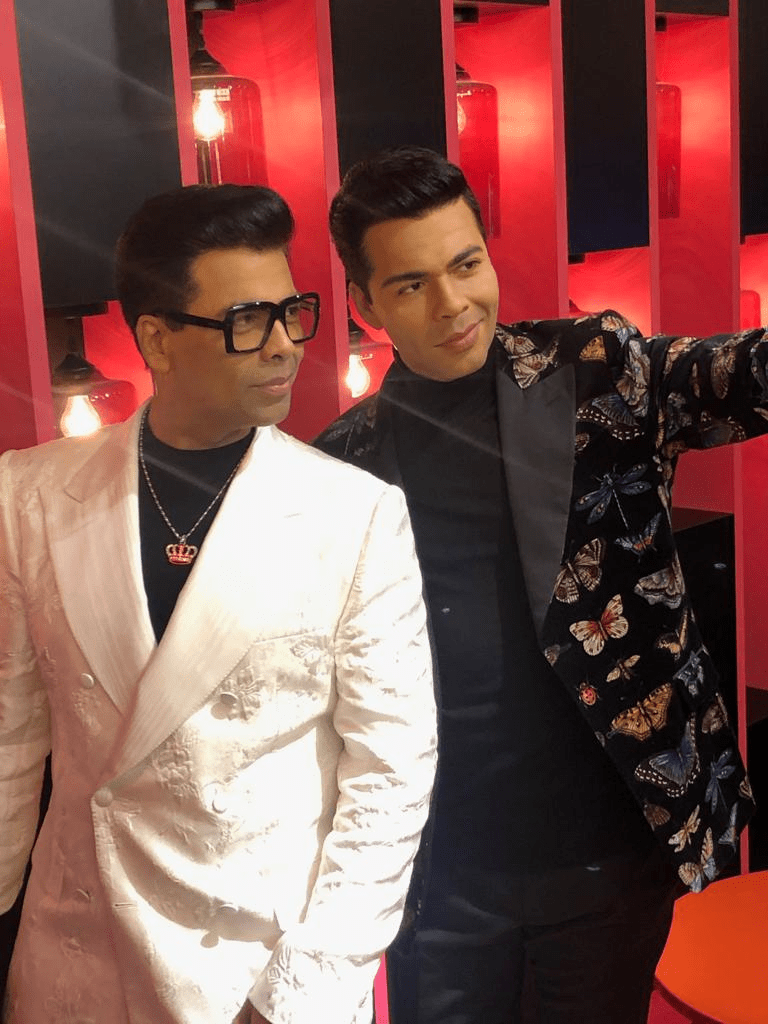 Karan Johar unveils wax statue at Madame Tussauds Singapore with mom Hiroo Johar