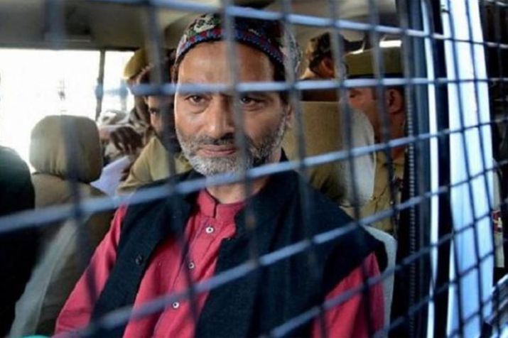 saparatist leader yasin mallick shifted to tihar jail