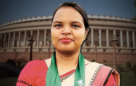 chandrani murmu is the youngest mp in the indian parliament