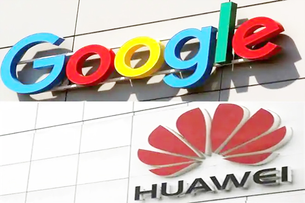 google suspends business with huwai