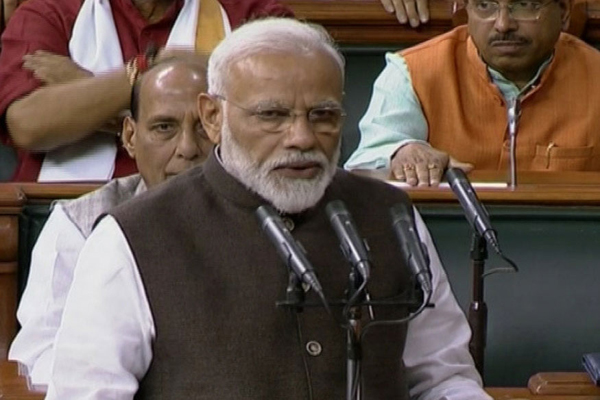 Prime Minister Narendra Modi takes oath of duty