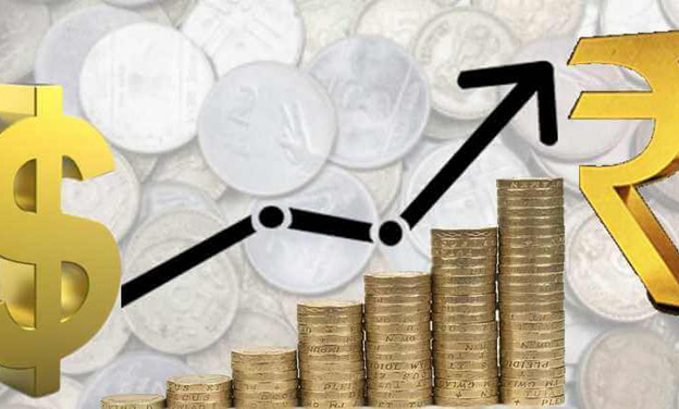 rupee gains 26 paise against dollar