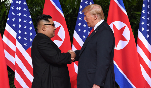 trump meets kim jonghyun