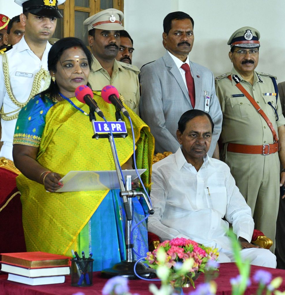 ତେଲେଙ୍ଗାନାର ନୂଆ ରାଜ୍ୟପାଳ ଭାବେ ଶପଥ ନେଲେ ଡ.ତାମିଲସାଇ ସୁନ୍ଦରରାଜନ