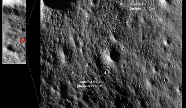 ଚନ୍ଦ୍ର ପୃଷ୍ଠର ଫଟୋ ପଠାଇଲା ଚନ୍ଦ୍ରାୟନ-2, ଇସ୍ରୋ ପକ୍ଷରୁ ଜାରି କରାଗଲା ସେହି ବିରଳ ଫଟୋ