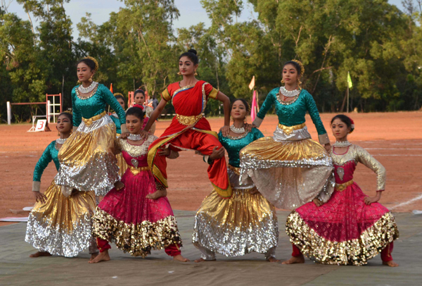 A view of cultural programme, during the Celebration of 71st National Cadet Corps