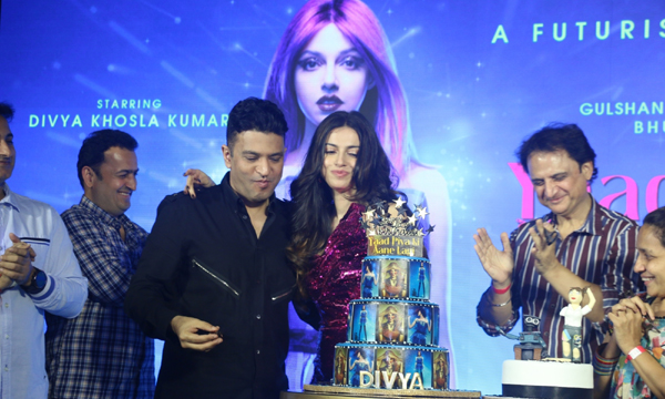 Mumbai: Actor-director Divya Khosla Kumar celebrates her birthday with husband and T-series MD Bhushan Kumar during a party organised to celebrate the success of her song "Yaad Piya Ki Aane Lagi" in Mumbai on Nov 20, 2019. (Photo: IANS)