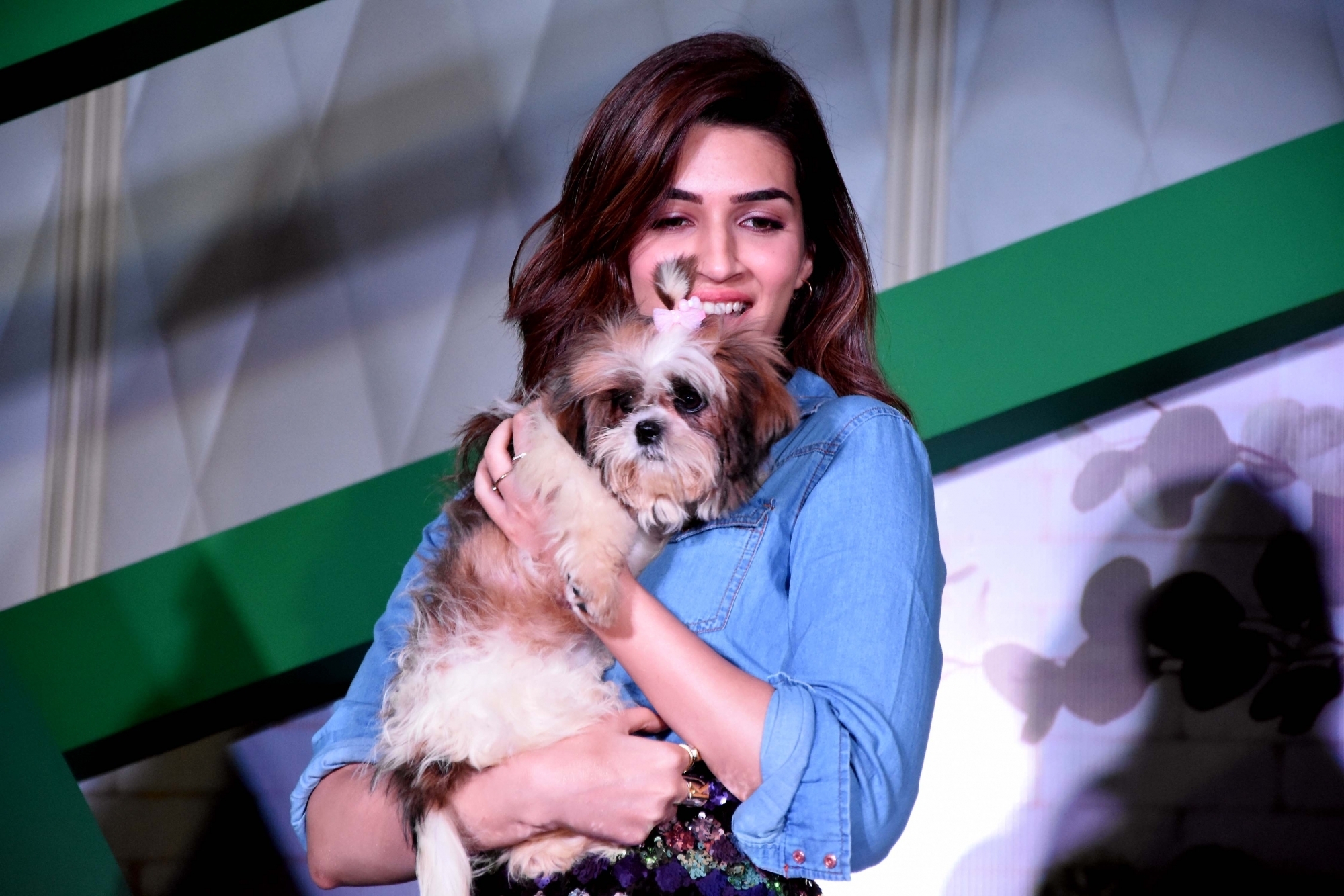 Mumbai: Actress Kriti Sanon during the launch of IAMS PetCare in Mumbai on Dec 18, 2019. (Photo: IANS)