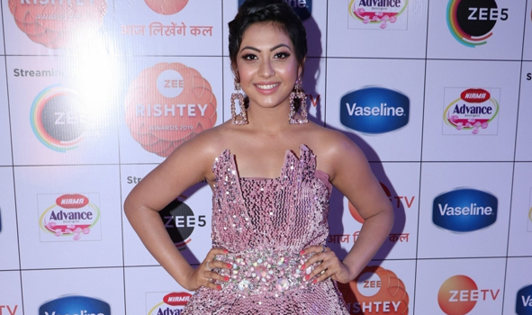 Mumbai: Actress Reem Shaikh during the red carpet of "Zee Rishtey Awards" 2019 in Mumbai on Dec 7, 2019. (Photo: IANS)