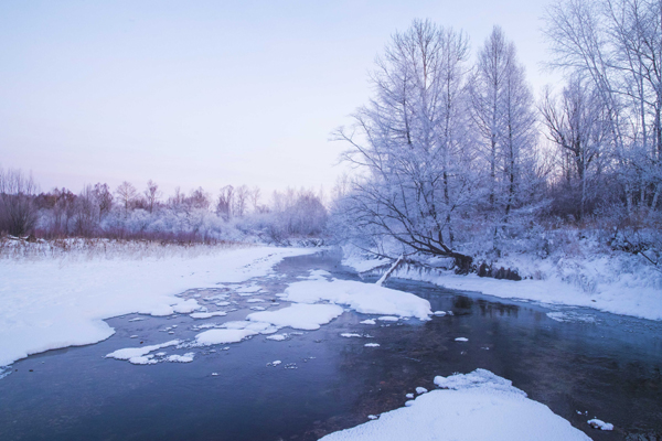 (200117) -- HARBIN, Jan. 17, 2020 (Xinhua) -- Photo taken on Jan. 14, 2020 shows winter scenery in Huzhong District of Dahinggan, northeast China's Heilongjiang Province. (Xinhua/Zhang Tao)