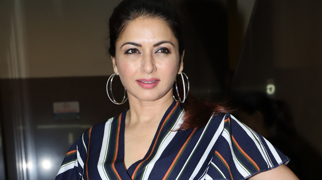 Mumbai: Actress Bhagyashree at the screening of the upcoming Marathi film "Prawaas" in Mumbai on Feb 11, 2020. (Photo: IANS)