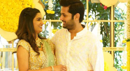 Hyderabad: Actor Nithiin and his girlfriend Shalini.