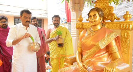 Hyderabad: Celebs at Vijaya Nirmala Statue Inauguration