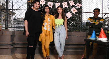 Mumbai: Actress Alia Bhatt with filmmaker Boney Kapoor's daughter Anshula Kapoor at her Celebrity Fundraising and Charity Foundation â Fankind's fundraiser initiative 'Bake a Cake', in Mumbai on Feb 5, 2020. (Photo: IANS)