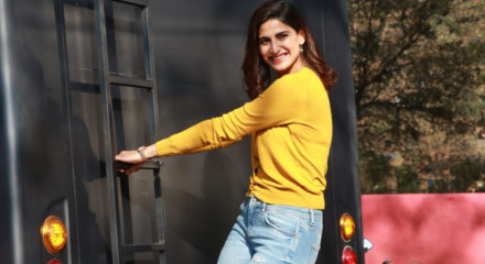 Mumbai: Actress Aahana Kumra spotted at Filmcity, in Mumbai on Feb 7, 2020. (Photo: IANS)