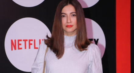 Mumbai: Actress Gauhar Khan at the screening of the upcoming web film "Guilty" in Mumbai on March 4, 2020. (Photo: IANS)