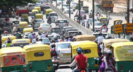 Bengaluru: Bengaluru's Sri Vatal Nagaraj Road witnesses masive traffic jam on the first day of the fifth phase of the nationwide lockdown imposed to mitigate the spread of coronavirus, on June 1, 2020. (Photo: IANS)