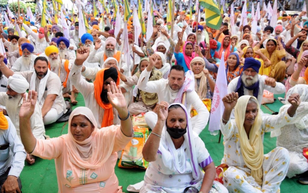ସଂଶୋଧିତ ବିଦ୍ୟୁତ ବିଲ 2020 ବିରୋଧରେ ପଂଜାବ କୃଷକମାନଙ୍କ ରାଜରାସ୍ତାରେ ବିକ୍ଷୋଭ