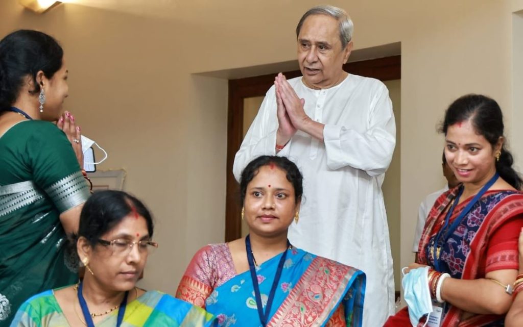 Naveen With SHG Members