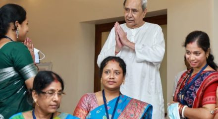 Naveen With SHG Members