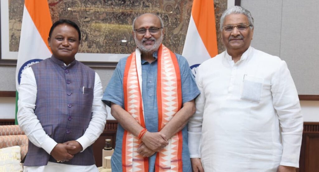 ଉପରାଷ୍ଟ୍ରପତି ସି ପି ରାଧାକ୍ରିଷ୍ଣନ