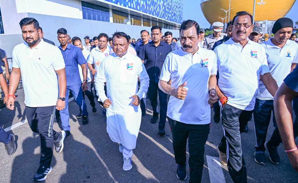 ସର୍ଦ୍ଦାର ବଲ୍ଲଭ ଭାଇ ପଟେଲଙ୍କ ୧୫୦ ତମ ଜୟନ୍ତୀରେ ଏକତା ଦୌଡ଼: ଉଦଘାଟନ କଲେ ମୁଖ୍ୟମନ୍ତ୍ରୀ ଉଦଘାଟନ କଲେ ମୁଖ୍ୟମନ୍ତ୍ରୀ