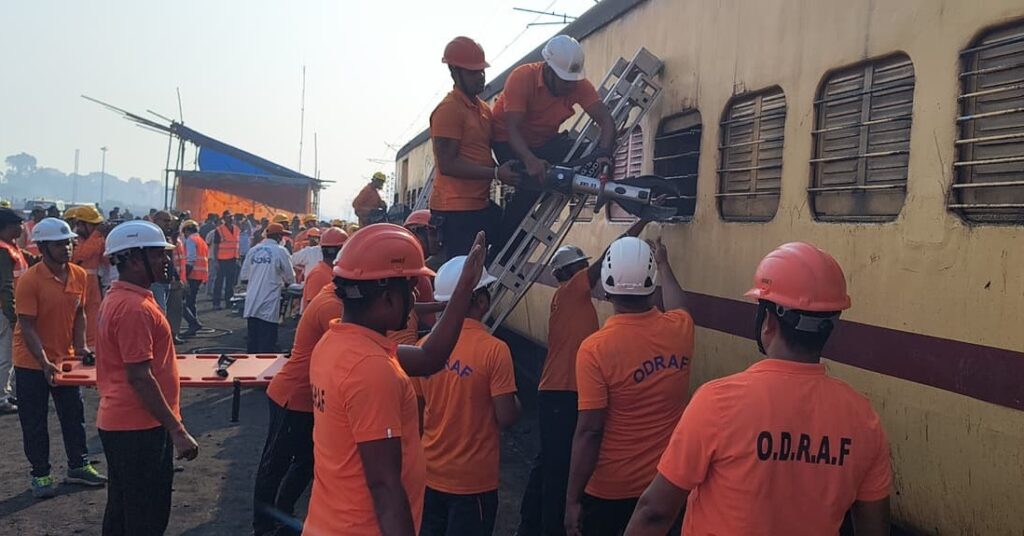Train Accident Mock Drill