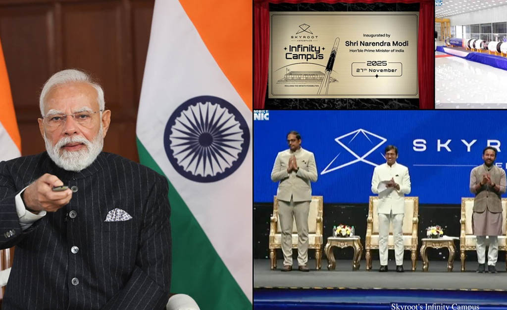 ହାଇଦ୍ରାବାଦରେ ସ୍କାଏରୁଟର ଇନଫିନିଟି କ୍ୟାମ୍ପସକୁ ଉଦଘାଟନ କଲେ ପ୍ରଧାନମନ୍ତ୍ରୀ ପ୍ରଧାନମନ୍ତ୍ରୀ