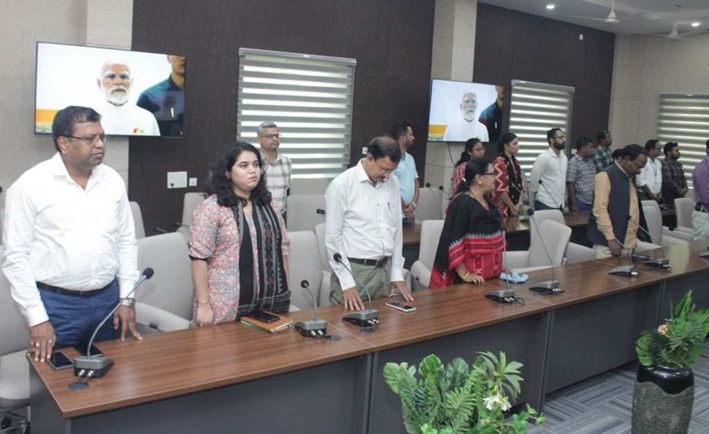 ଜିଲ୍ଲାସ୍ତରୀୟ ବନ୍ଦେ ମାତରଂ @୧୫୦ ଜାତୀୟ ସଙ୍ଗୀତ ପାଳିତ ଜିଲ୍ଲାସ୍ତରୀୟ ବନ୍ଦେ ମାତରଂ @୧୫୦ ଜାତୀୟ ସ୍ଲୋଗାନ ପାଳିତ