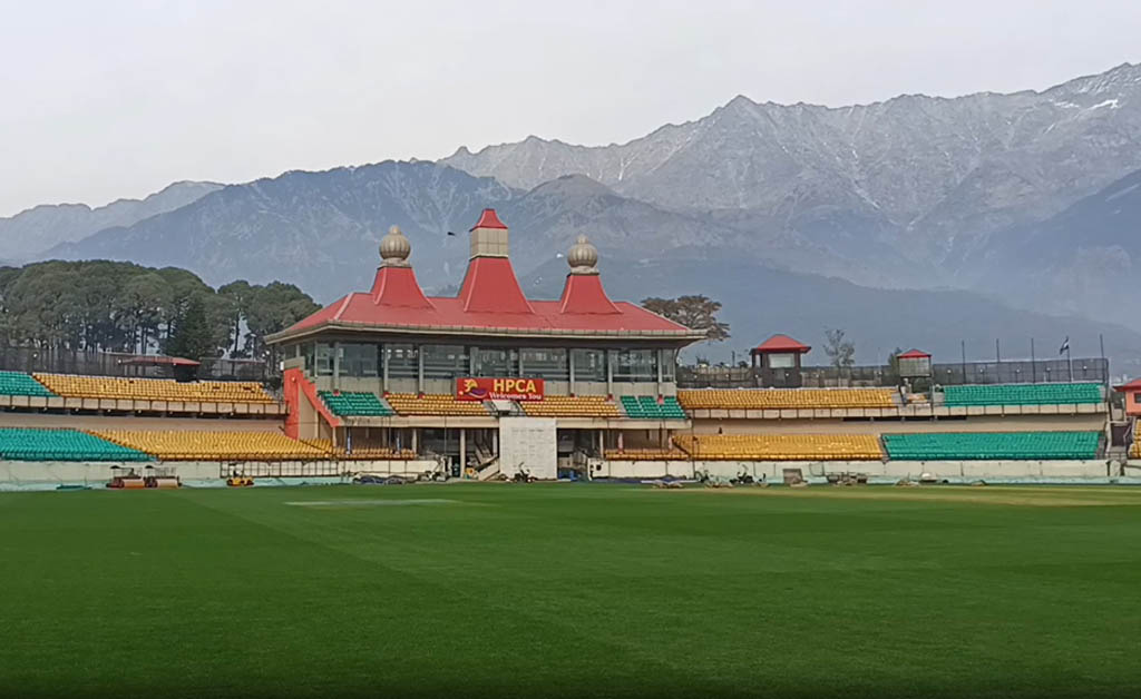 ଧର୍ମଶାଳା ଅନ୍ତର୍ଜାତୀୟ କ୍ରିକେଟ ଷ୍ଟାଡିୟମର ବୃଦ୍ଧି ହେବ କ୍ଷମତା, ଜାରି ରହିଛି କାର୍ଯ୍ୟ ଧର୍ମଶାଳା ଅନ୍ତର୍ଜାତୀୟ କ୍ରିକେଟ ଷ୍ଟାଡିୟମ