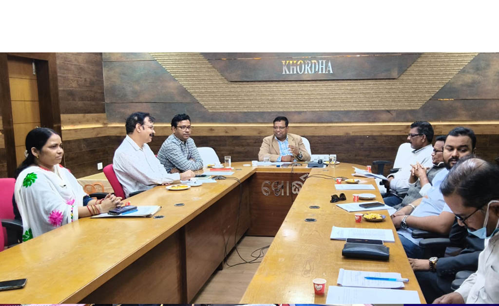 ମତଦାନ କେନ୍ଦ୍ର ସୁବ୍ୟବସ୍ଥା କରଣ ନିମନ୍ତେ ଖୋର୍ଦ୍ଧା ଜିଲ୍ଲା ପ୍ରଶାସନ ଏବଂ ରାଜନୈତିକ ଦଳ ବୈଠକ ମତଦାନ କେନ୍ଦ୍ର ସୁବ୍ୟବସ୍ଥା କରଣ ନିମନ୍ତେ ଖୋର୍ଦ୍ଧା ଜିଲ୍ଲା ପ୍ରଶାସନ ଏବଂ ରାଜନୈତିକ ଦଳ ବୈଠକ