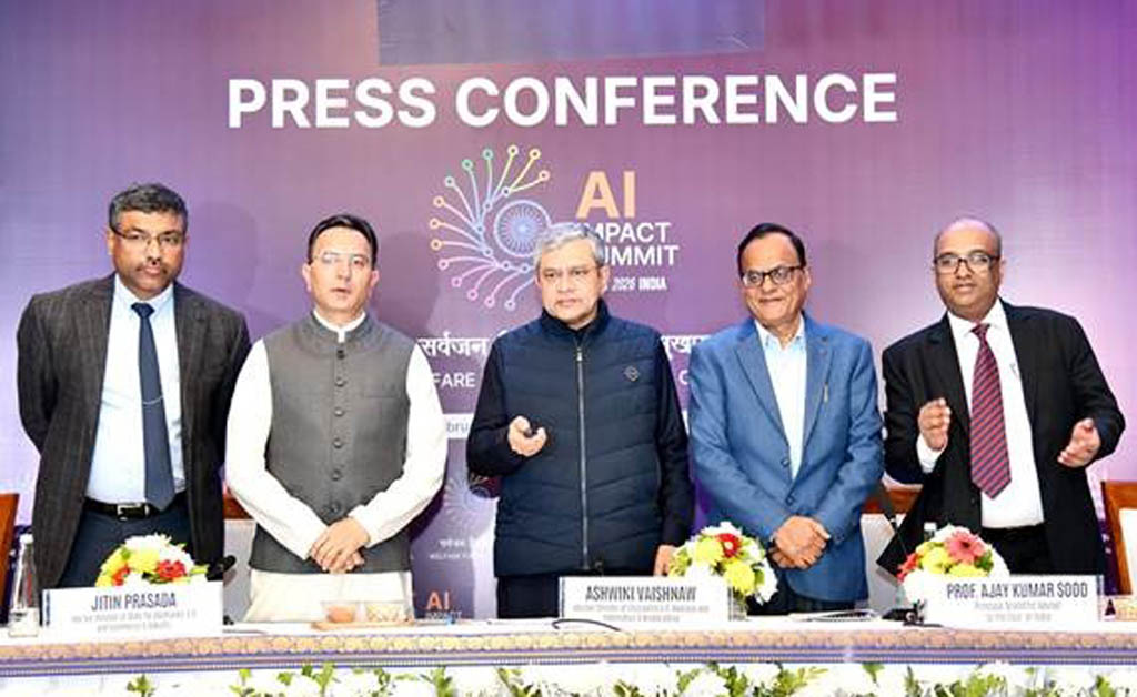 ଇଣ୍ଡିଆ ଏଆଇ ଇମ୍ଫାକ୍ଟ ଶିଖର ସମ୍ମିଳନୀକୁ ବିଶ୍ୱବ୍ୟାପୀ ଉତ୍ସାହଜନକ ପ୍ରତିକ୍ରିୟା ମିଳିଛି: କେନ୍ଦ୍ର ମନ୍ତ୍ରୀ ଇଣ୍ଡିଆ ଏଆଇ ଇମ୍ଫାକ୍ଟ ଶିଖର ସମ୍ମିଳନୀକୁ ବିଶ୍ୱବ୍ୟାପୀ ଉତ୍ସାହଜନକ ପ୍ରତିକ୍ରିୟା ମିଳିଛି: କେନ୍ଦ୍ର ମନ୍ତ୍ରୀ