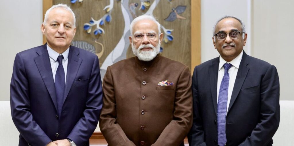 Modi Meets Rolls-Royce CEO