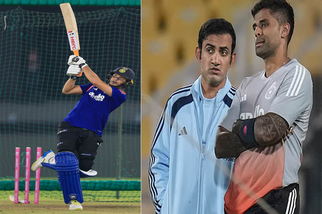 ମାତ୍ର ୨୦ ମିନିଟ୍ ଚାଲିଲା ଅଭିଷେକ ଶର୍ମାଙ୍କ ଅଭ୍ୟାସ: ଗମ୍ଭୀର ଏବଂ ସୂର୍ଯ୍ୟଙ୍କ ବଢିଲା ଚିନ୍ତା ମାତ୍ର ୨୦ ମିନିଟ୍ ଚାଲିଲା ଅଭିଷେକ ଶର୍ମାଙ୍କ ଅଭ୍ୟାସ: ଗମ୍ଭୀର ଏବଂ ସୂର୍ଯ୍ୟଙ୍କ ବଢିଲା ଚିନ୍ତା