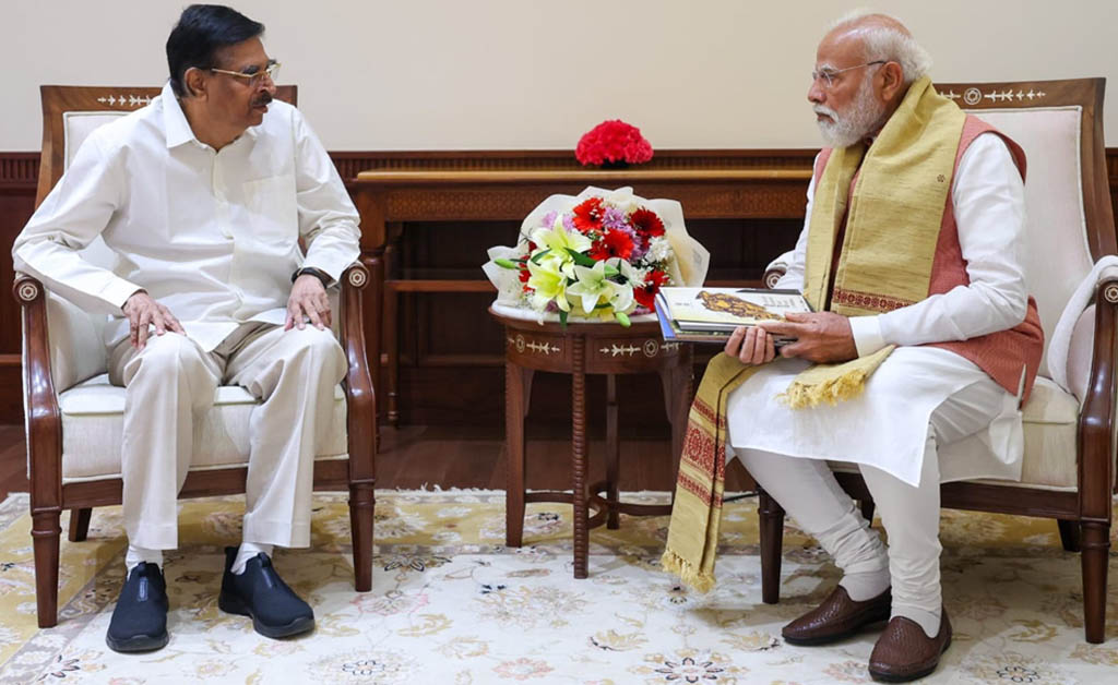 ପ୍ରଧାନମନ୍ତ୍ରୀଙ୍କୁ ସାକ୍ଷାତ କଲେ ରାଜ୍ୟପାଳ ଡ. ହରି ବାବୁ କମ୍ଭମପାଟି Governor of Odisha Meets the Prime Minister Narendra Modi