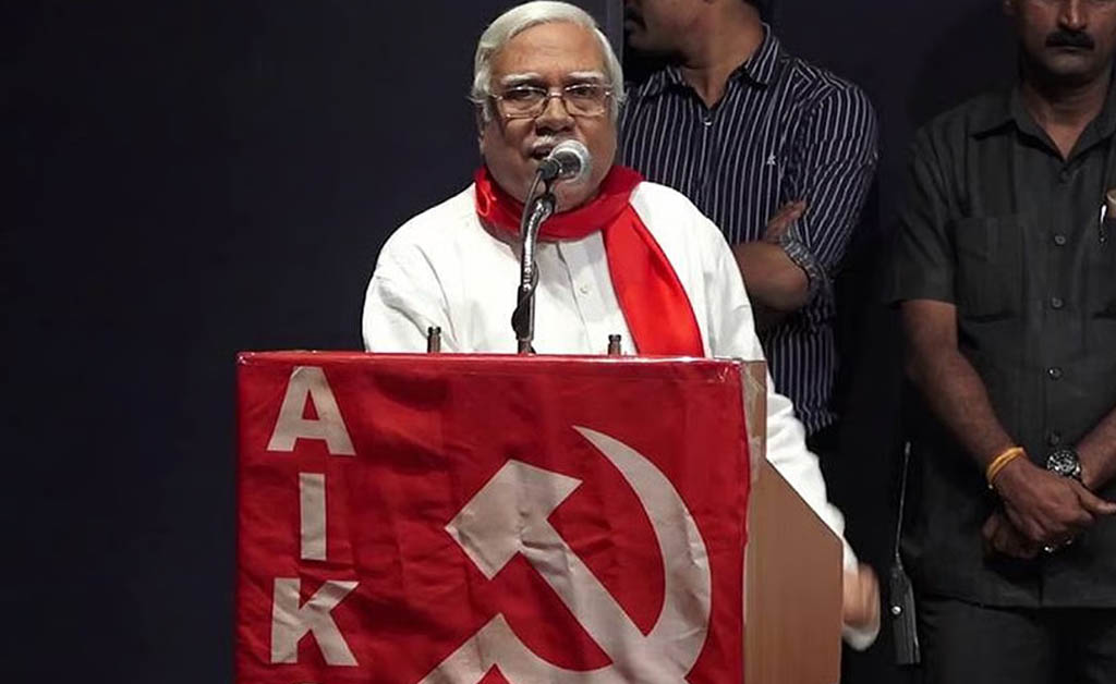 “କେରଳରେ ହେବ ତ୍ରିକୋଣୀୟ ପ୍ରତିଯୋଗିତା”: ବିଜେପି ବିଷୟରେ ଭବିଷ୍ୟବାଣୀ କଲେ ସିପିଆଇ ନେତା ସିପିଆଇ ନେତା