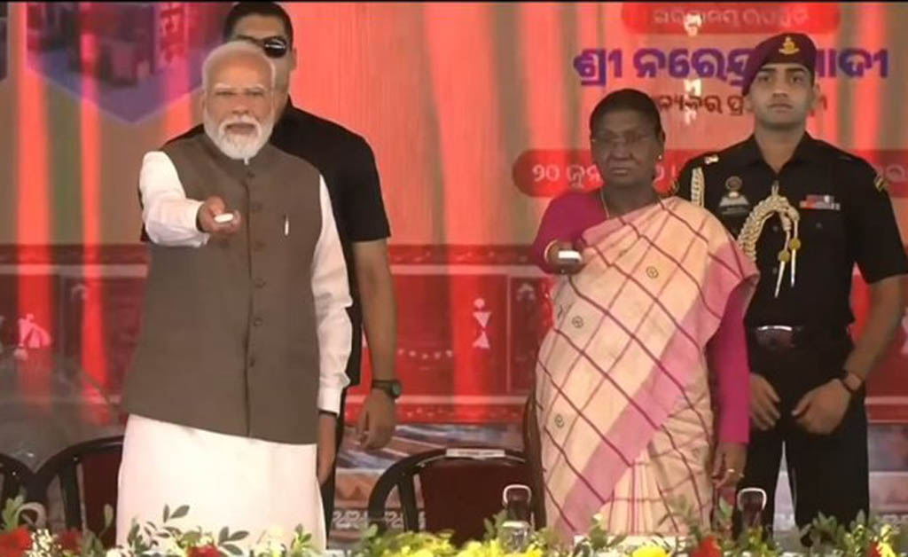 ୪୭,୬୦୦ କୋଟିରୁ ଅଧିକ ମୂଲ୍ୟର ବିଭିନ୍ନ ଉନ୍ନୟନମୂଳକ ପ୍ରକଳ୍ପର ଉଦଘାଟନ ଏବଂ ଶିଳାନ୍ୟାସ ୪୭,୬୦୦ କୋଟିରୁ ଅଧିକ ମୂଲ୍ୟର ବିଭିନ୍ନ ଉନ୍ନୟନମୂଳକ ପ୍ରକଳ୍ପର ଉଦଘାଟନ ଏବଂ ଶିଳାନ୍ୟାସ