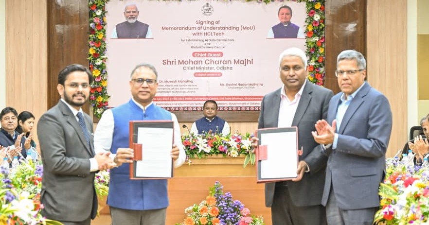 ଓଡ଼ିଶାରେ ଟେକ୍ ବିପ୍ଳବ: HCLTech ଓ ‘ସର୍ଭମ AI’ ସହ ସ୍ୱାକ୍ଷରିତ ହେଲା ଦୁଇଟି MoU ଓଡ଼ିଶାରେ ଟେକ୍ ବିପ୍ଳବ