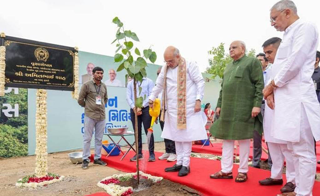 ଗାନ୍ଧୀନଗର ଲୋକସଭା କ୍ଷେତ୍ରରେ ଗୋଟିଏ ଦିନରେ ଏକ କୋଟିରୁ ଅଧିକ ବୃକ୍ଷରୋପଣ ଗାନ୍ଧୀନଗର ଲୋକସଭା କ୍ଷେତ୍ରରେ ଗୋଟିଏ ଦିନରେ ଏକ କୋଟିରୁ ଅଧିକ ବୃକ୍ଷରୋପଣ
