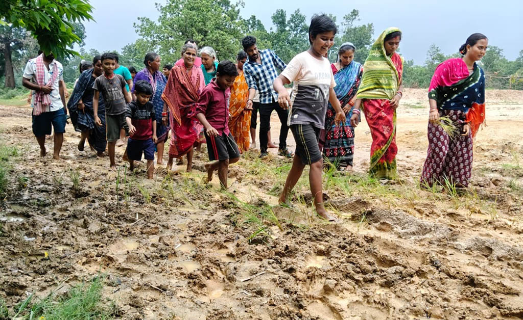 ରାସ୍ତାରେ ଧାନ ରୋପଣ କରି ଅଭିନବ ପ୍ରତିବାଦ: ଦାବି ନମାନିଲେ ଭୋଟ ବର୍ଜନ ନିଷ୍ପତ୍ତି ରାସ୍ତାରେ ଧାନ ରୋପଣ କରି ଅଭିନବ ପ୍ରତିବାଦ: ଦାବି ନମାନିଲେ ଭୋଟ ବର୍ଜନ ନିଷ୍ପତ୍ତି