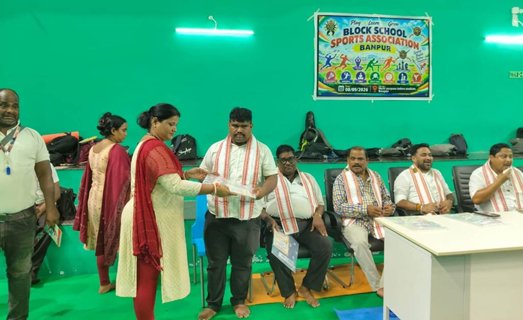 ବାଣପୁର: ବ୍ଲକ ସ୍ତରୀୟ ଇଣ୍ଡୋର ସ୍ପୋର୍ଟ୍ସ ଉଦଯାପିତ ବାଣପୁର: ବ୍ଲକ ସ୍ତରୀୟ ଇଣ୍ଡୋର ସ୍ପୋର୍ଟ୍ସ ଉଦଯାପିତ